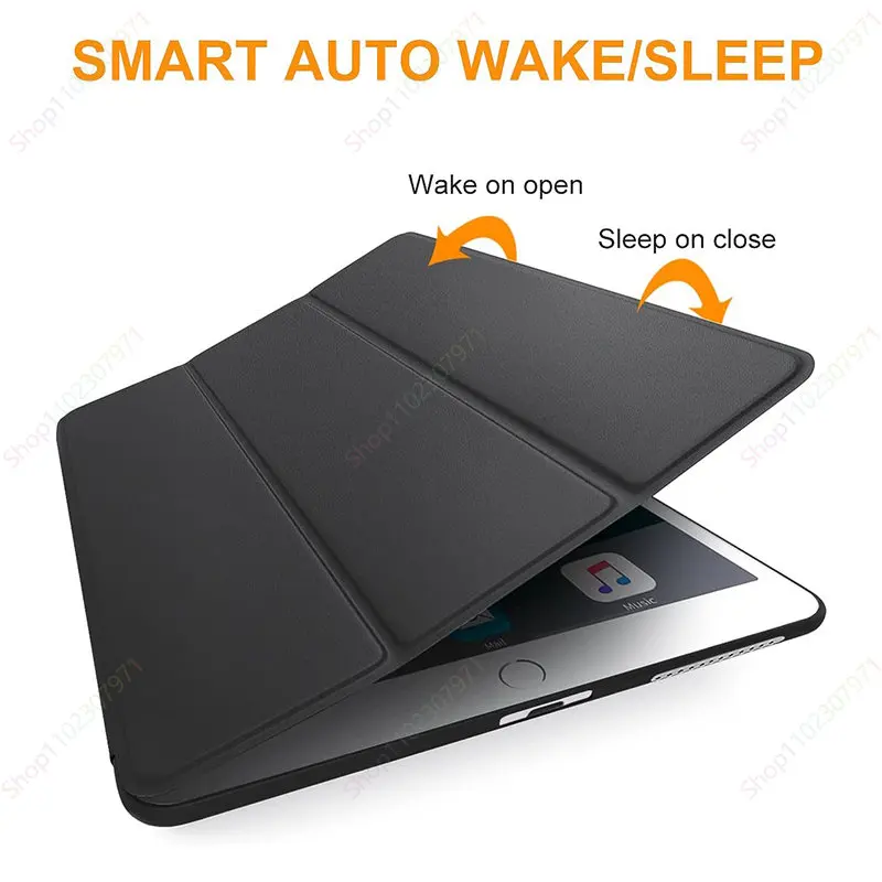 Bao Da Smart Cover Mỏng Dành Cho iPad Mini 5 Ốp Lưng Mini Mini 4 3 2 7.9 ''Đánh Thức Giấc Ngủ Cấp Kiểu Ốp Lưng Mềm Mại ốp Lưng Bảo Vệ Cho iPad Mini 1 2 3 4 5 6