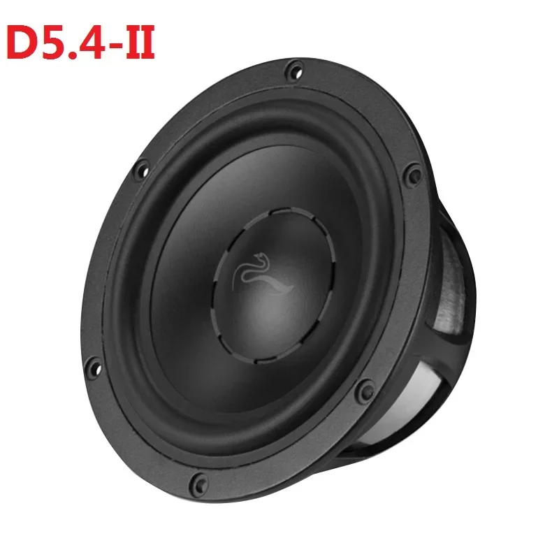 

1 Pieces Original HiVi D5.4-II 5'' Midrange Speaker Driver Neodymium Magnet Casting Aluminum Frame 4ohm/80W OD=145mm