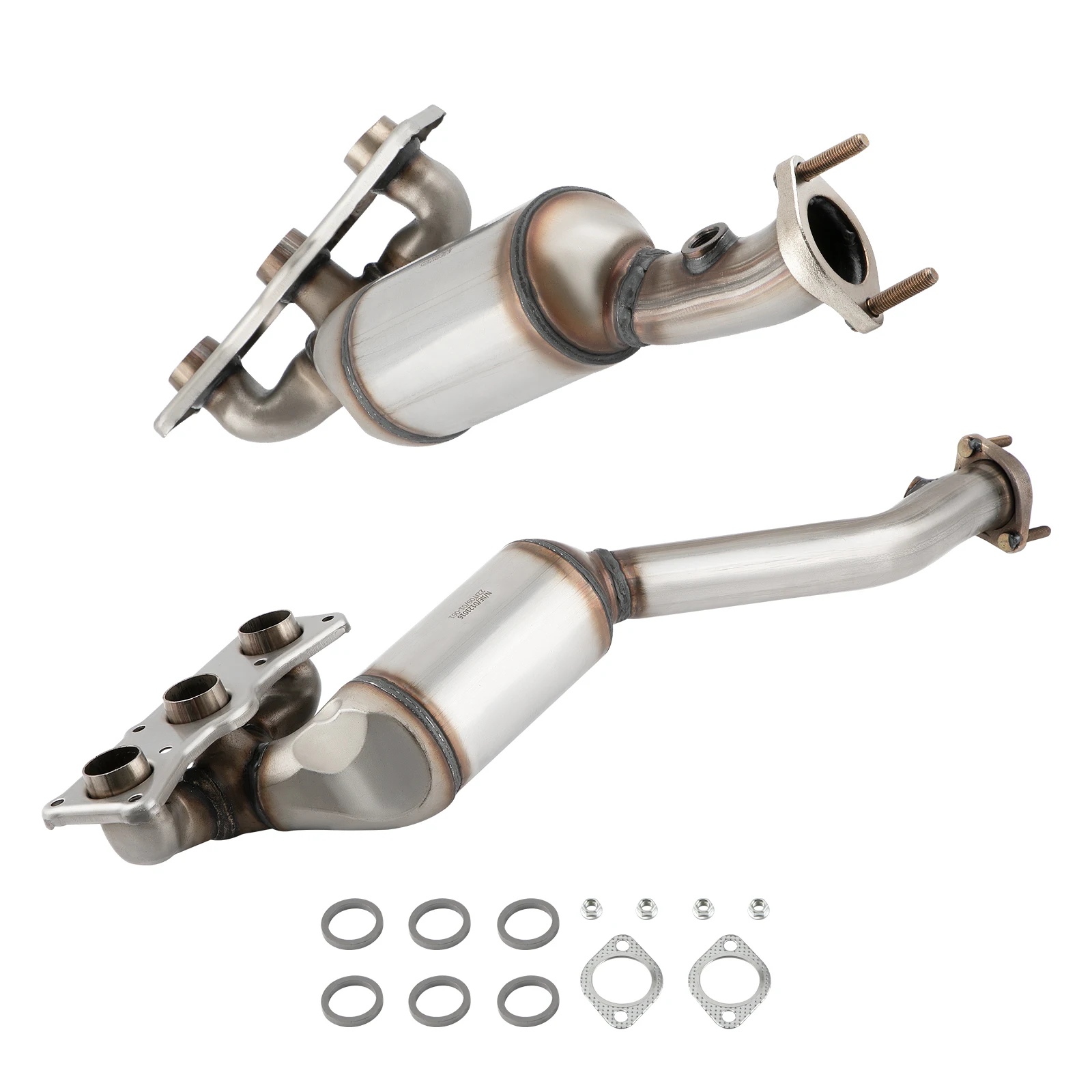 Exhaust Manifold Catalytic Converter For BMW 328i 2007 - 2012 Pair 10h22-134/135