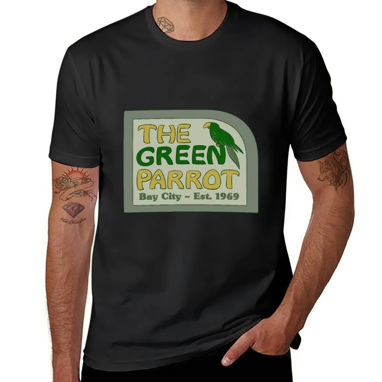 Visit The Green Parrot T-Shirt aesthetic clothes tops customs design your own shirts graphic tees mens t shirts pack