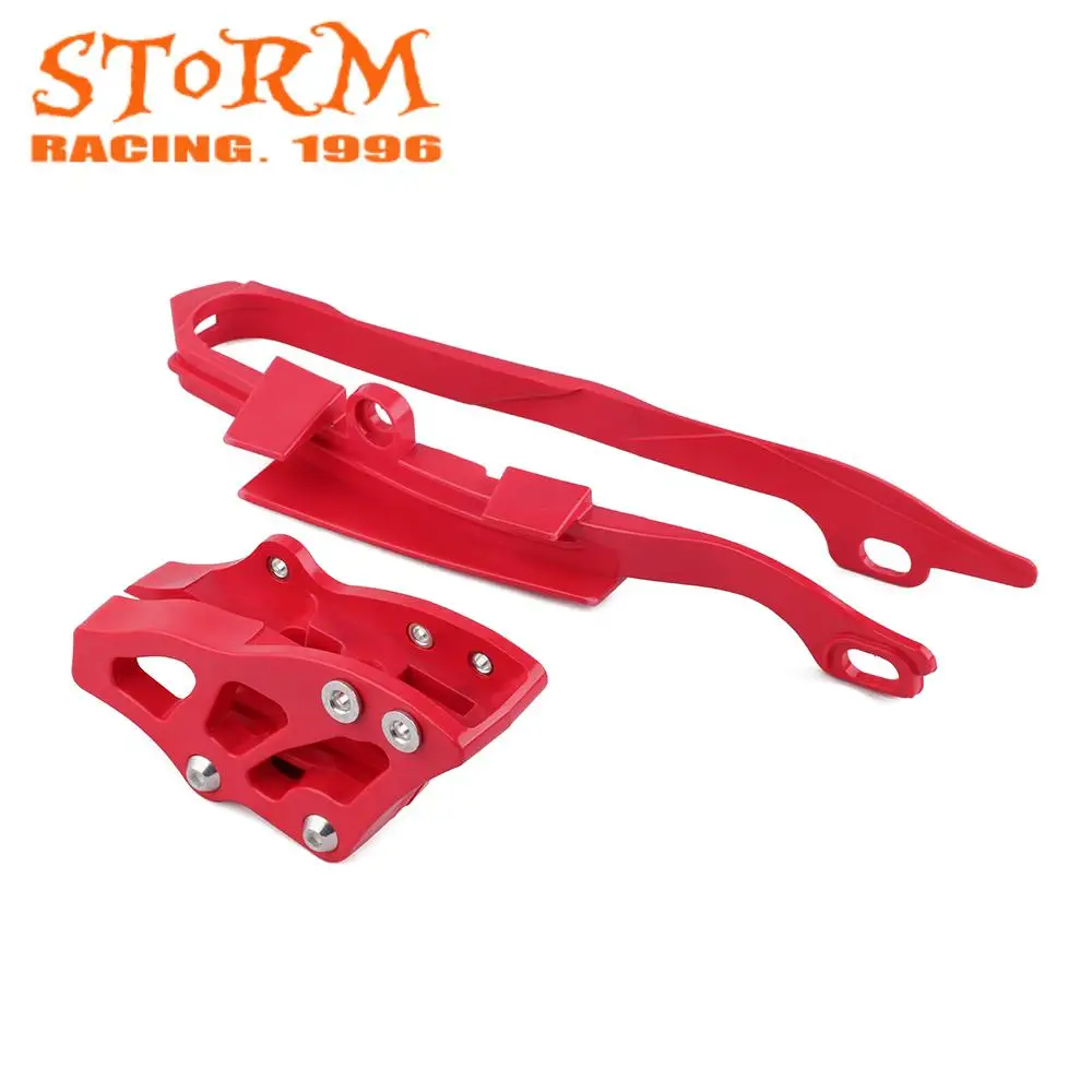 Motorcycle Parts Red Chain Slider Guide Guard Swingarm Slider Protector For HONDA CR125R CR250R CRF250R CRF450R CRF250X CRF450X