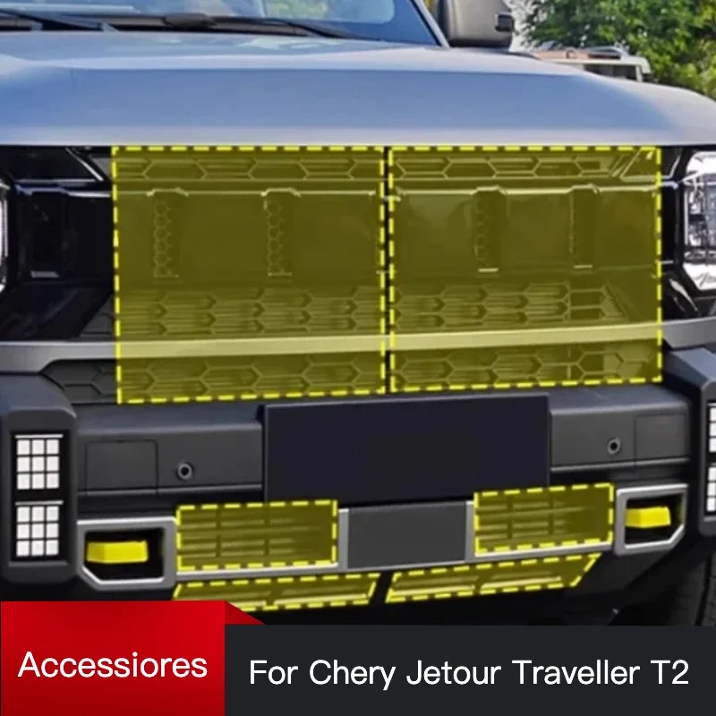 

New Model！ Car Insect-proof Net Fit for cherryJetour Traveller T2 2023 2024 Jetour T2 Grille Water Tank Protective Net Dust-proo