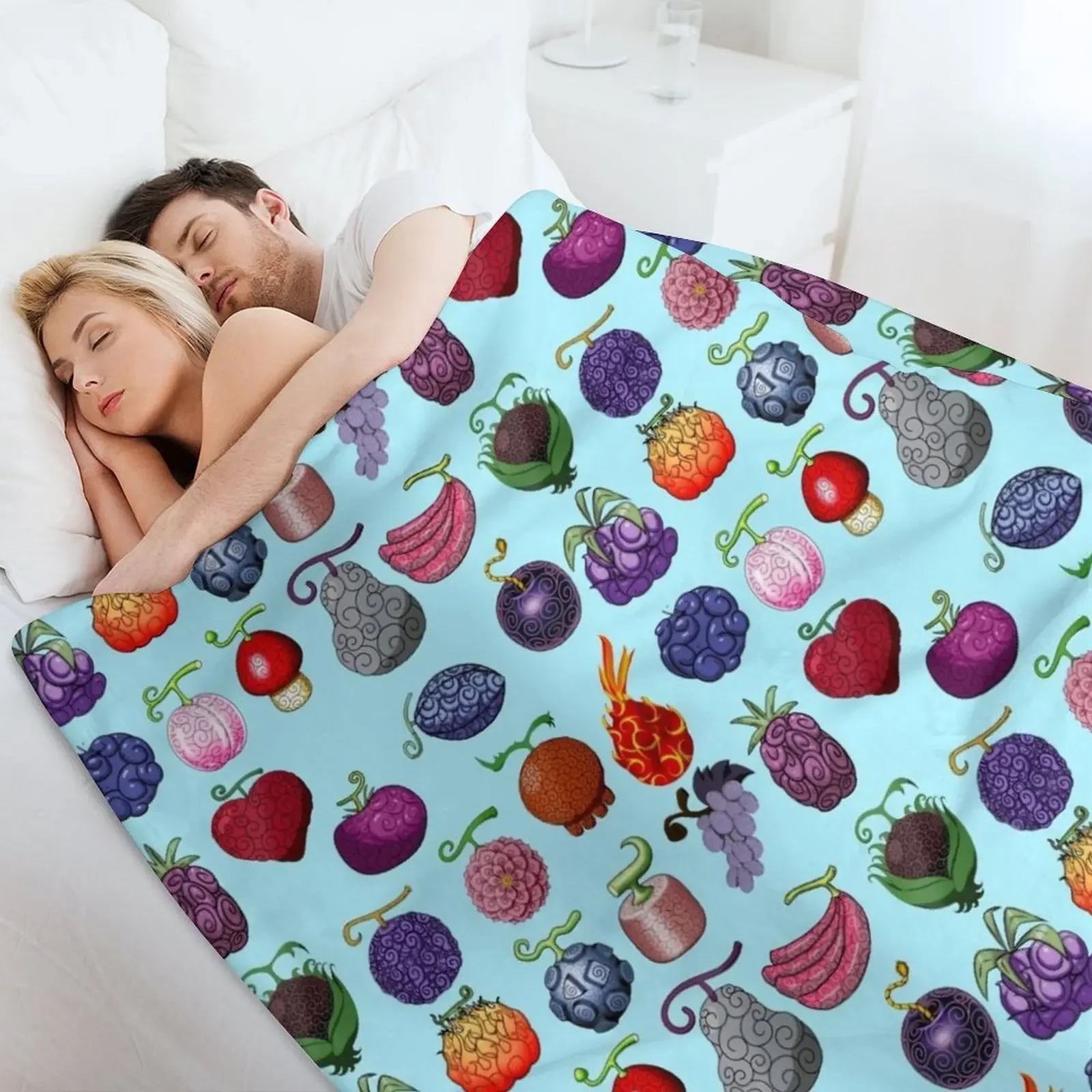 devil fruit pack Throw Blanket Kid'S Flannels decorative Decorative Sofa Blankets