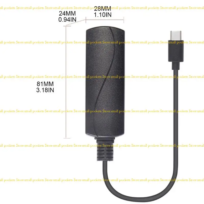 R1WD POE a Type-C Adattatore Alimentatore Convertitore alimentazione standard IEEE802.3AF F
