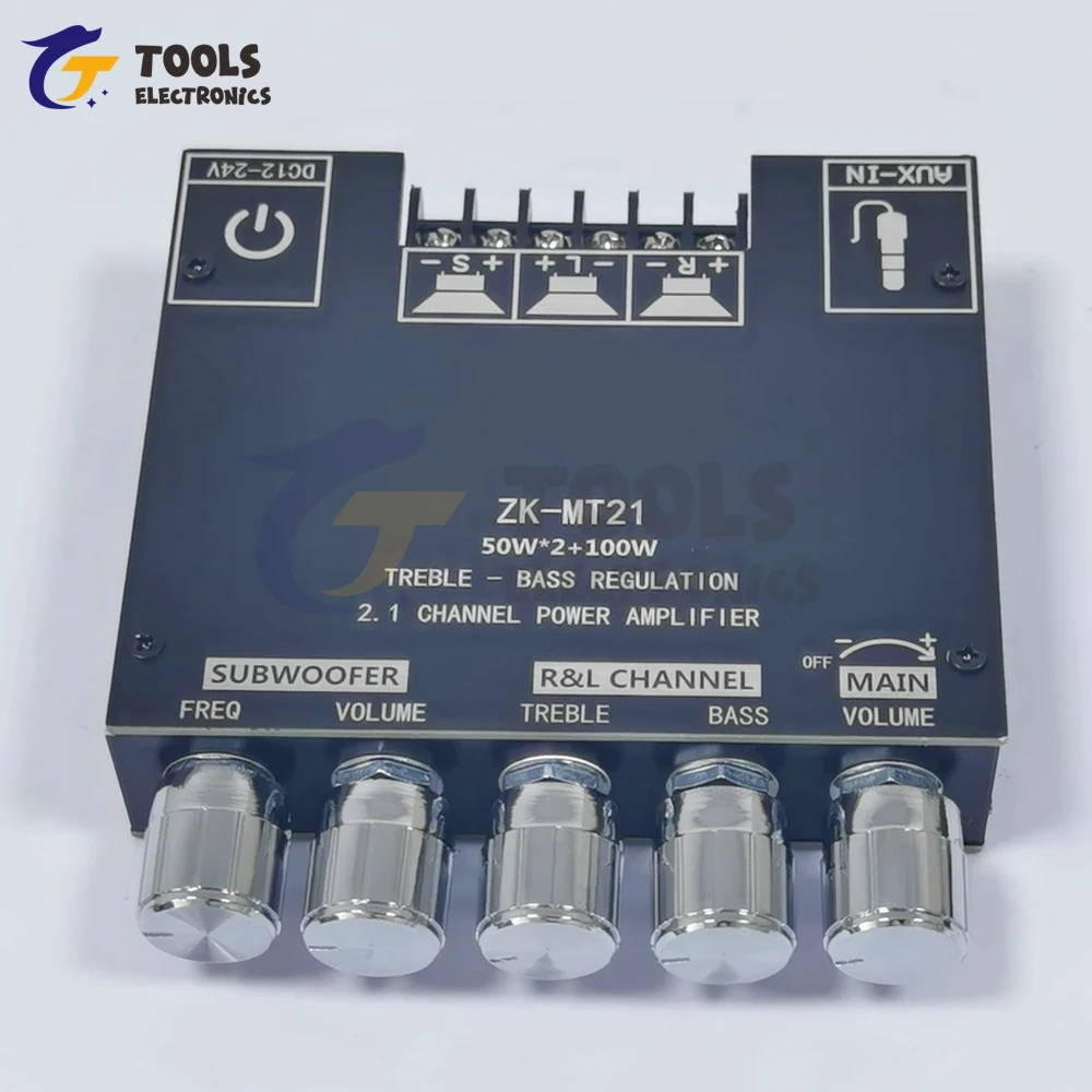 

2.1 Channel BT Digital Power Amplifier Module Subwoofer Amplifier Board 50W*2+100WPower Audio Stereo Amplifier Board