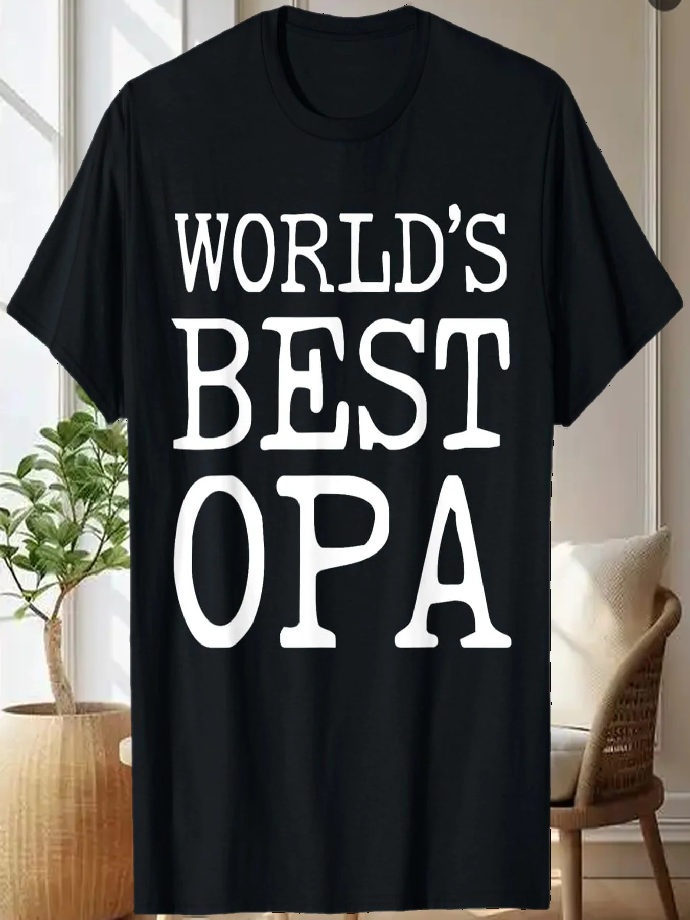 

World's Best Opa Funny Grandpa Joke Father's Day T-Shirt