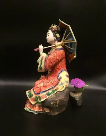 Ceramic Doll Creative Crafts Home Living Room TV Cabinet Jewelry Master Boutique Classical Ladies Spring Tour