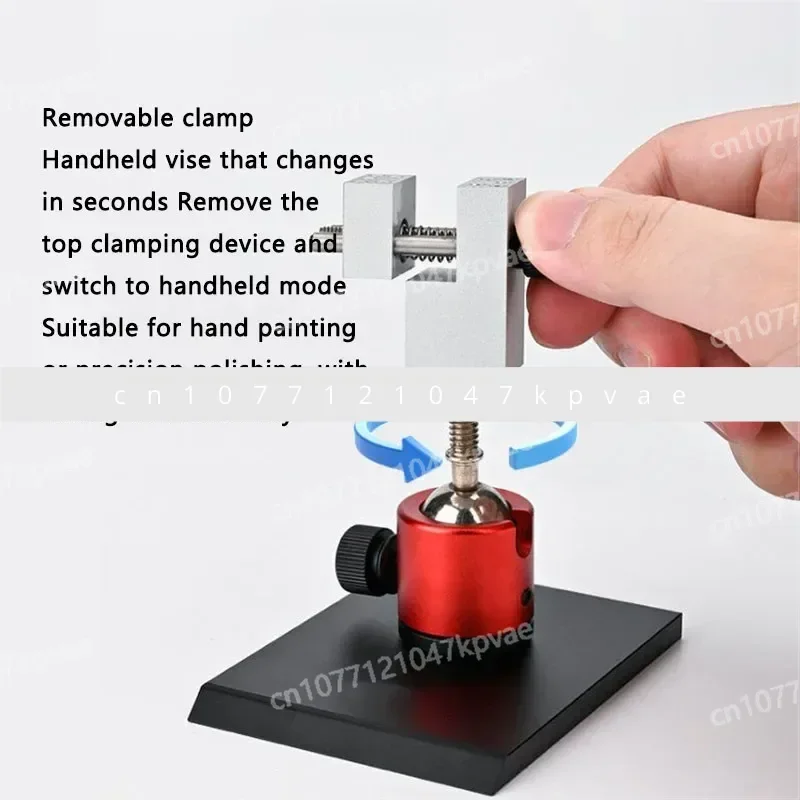 Aluminum Alloy 360 Degree Split Metal Vise MS083 Model Making Clamping Tool High Precision