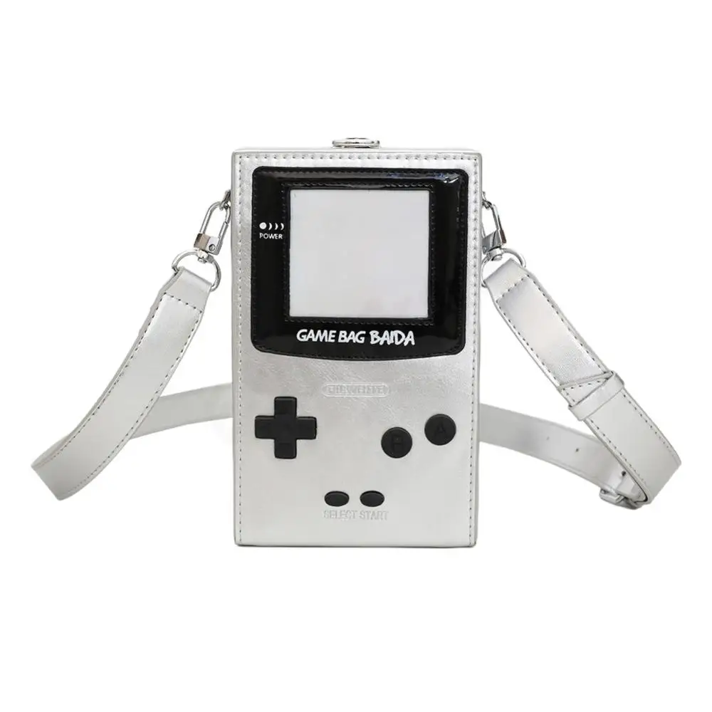 

Messenger Bag for Women Game Console Shape Small Purse PU Leather Adjustable Strap Hobo Bag for Work Travel