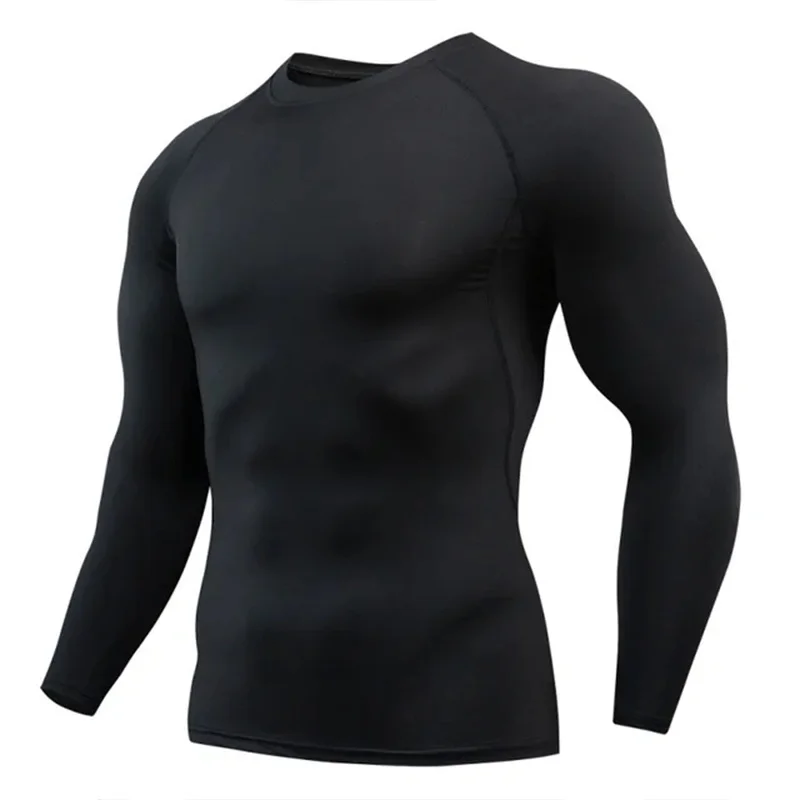 Koszulka męska Męska koszulka sportowa do biegania Męska koszulka kompresyjna Fitness Tops Tee Quick DryTight Training Gym Sport Running Shirts