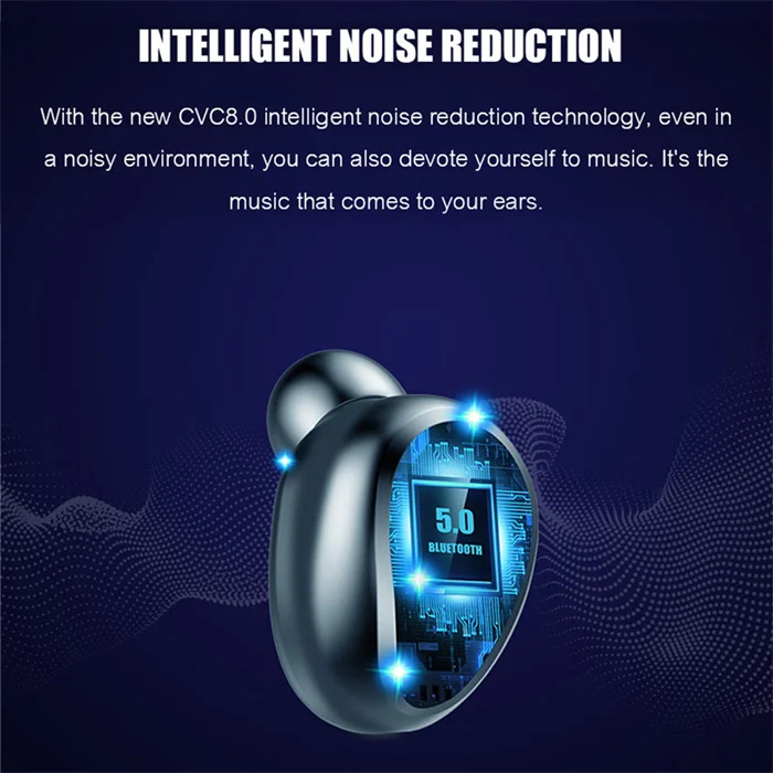 F9 Gaming Bluetooth Earphones Noise Reduction Wireless In Ear High Power Sports Waterproof Running Long Endurance Earphones