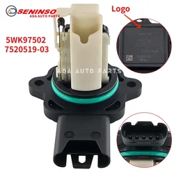 Original New 5WK97502 5WK97502Z 7520519-03 Mass Air Flow Sensor For BMW 130i 323i 325i 330i 520i 523i 525i 530i 630i 730i Z4