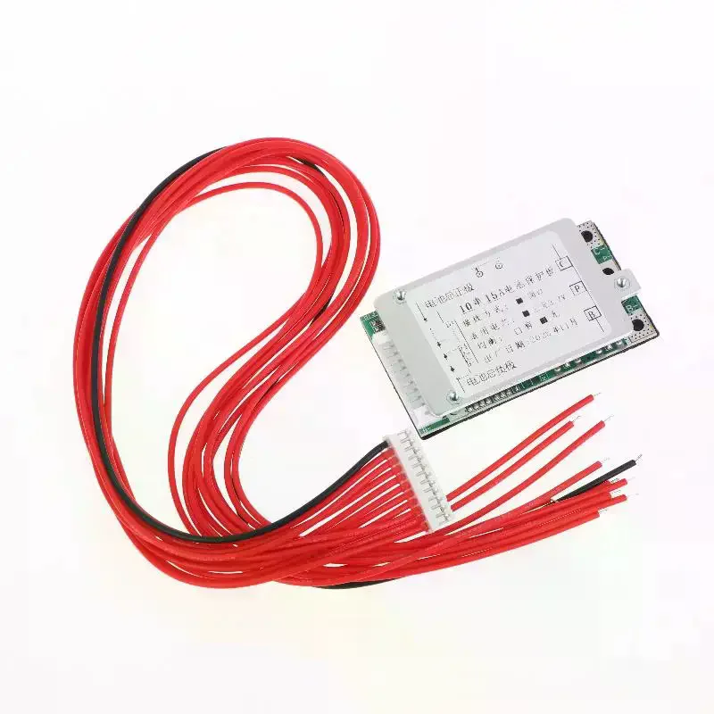 10S 36V 15A 18650 Lithium Battery Power Protection Board Split Ports PCB Module For Electric Bicycles Vehicle Battery Protection