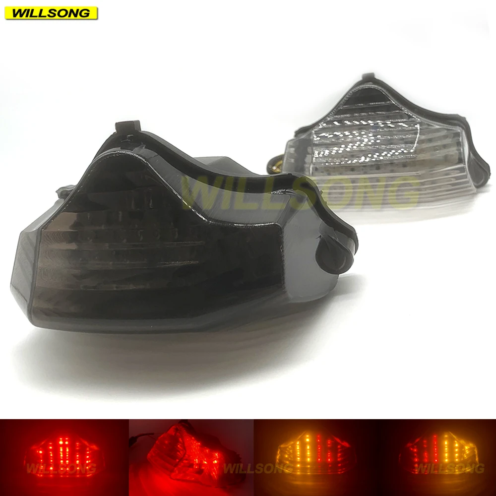 For YAMAHA FZ6 FAZER 600 FZ600 FZ6-S2 LED Rear Tail Brake Light Turn Signal Integrated Lamp Blinker Motorcycle Accessories