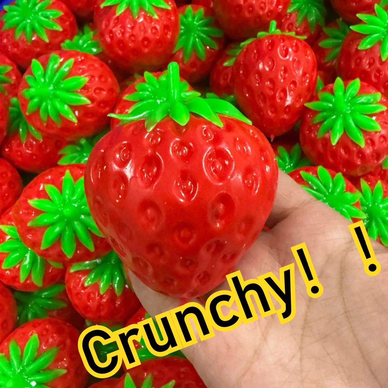 Handgemachter Knuspriger Quetschbarer Durian- und Drachenfrucht-Stressball, Quetsch-Fidget-Ball, ASMR Sensorisches Stressabbau-Spielzeug
