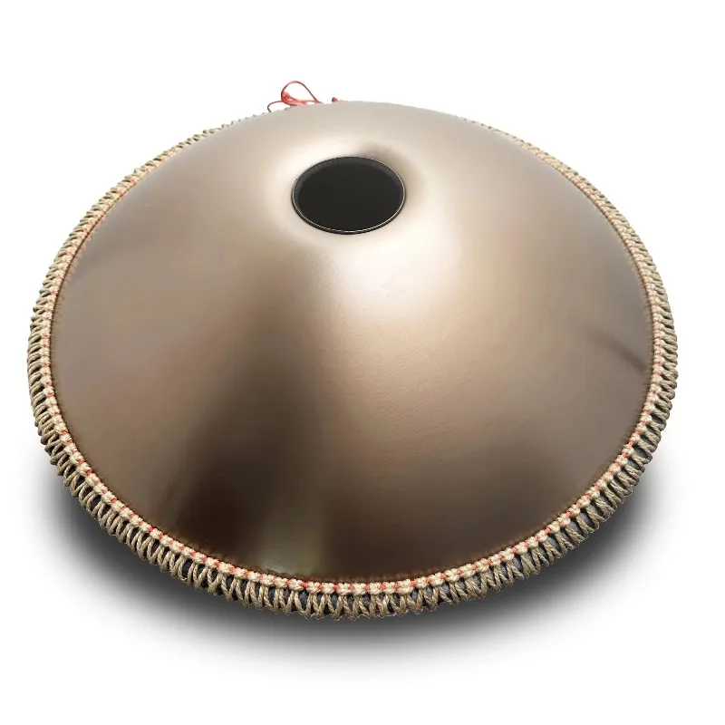 Professional performance blue 22 inch D minor 9 music note adult handmade non-slip tongue drum 432Hz scale tambourine