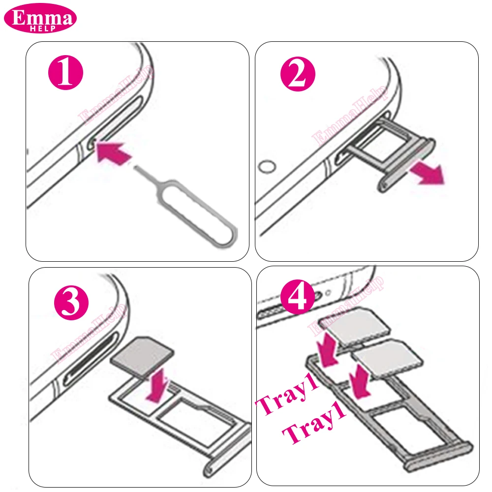 For Samsung Galaxy A16 LTE 4G 5G A165 A166 Phone SIM Tray Micro SD Chip Card Slot Drawer Holder Pocket Single Dual Parts Black