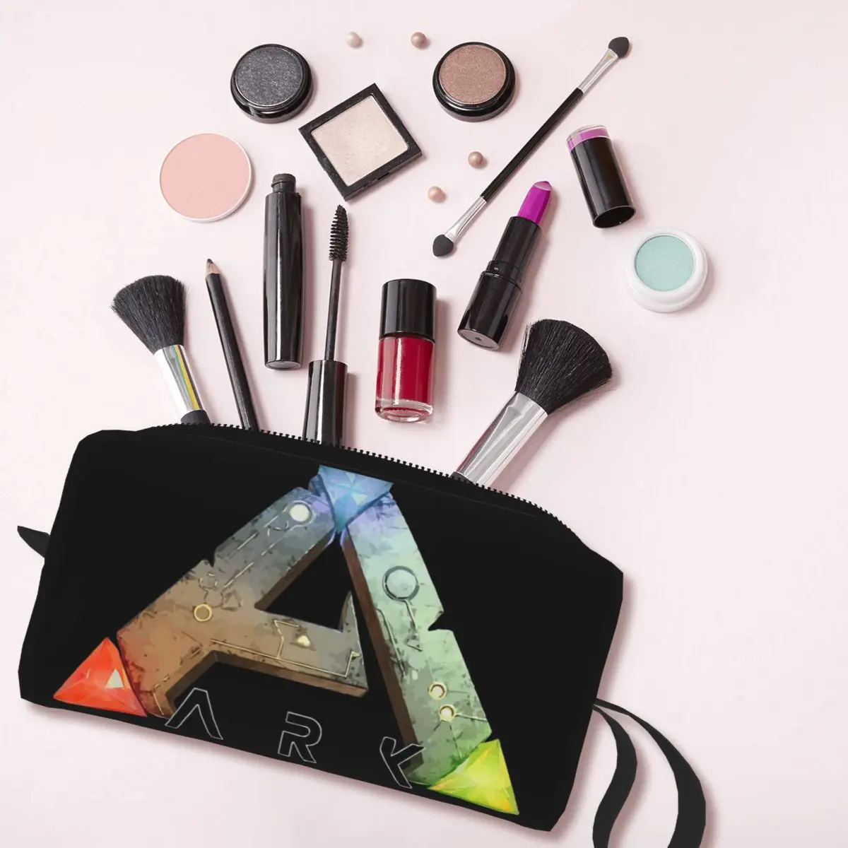 Ark Survival Astuccio evolutivo per ragazzi e ragazze Astuccio per penne Astuccio per matite Forniture di cancelleria Borsa per cosmetici da viaggio per donna