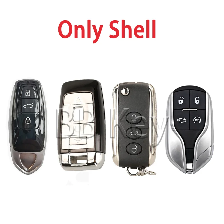 Various Luxury Car Key Cases With Stickers