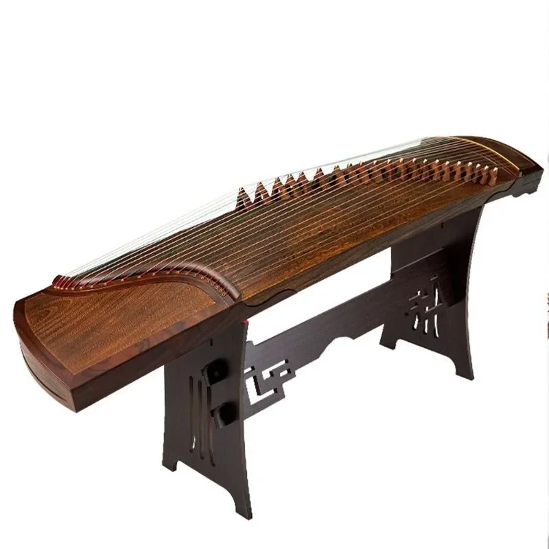 Playing the whole dug back piano, broad-leaved Dalbergia solid wood guzheng