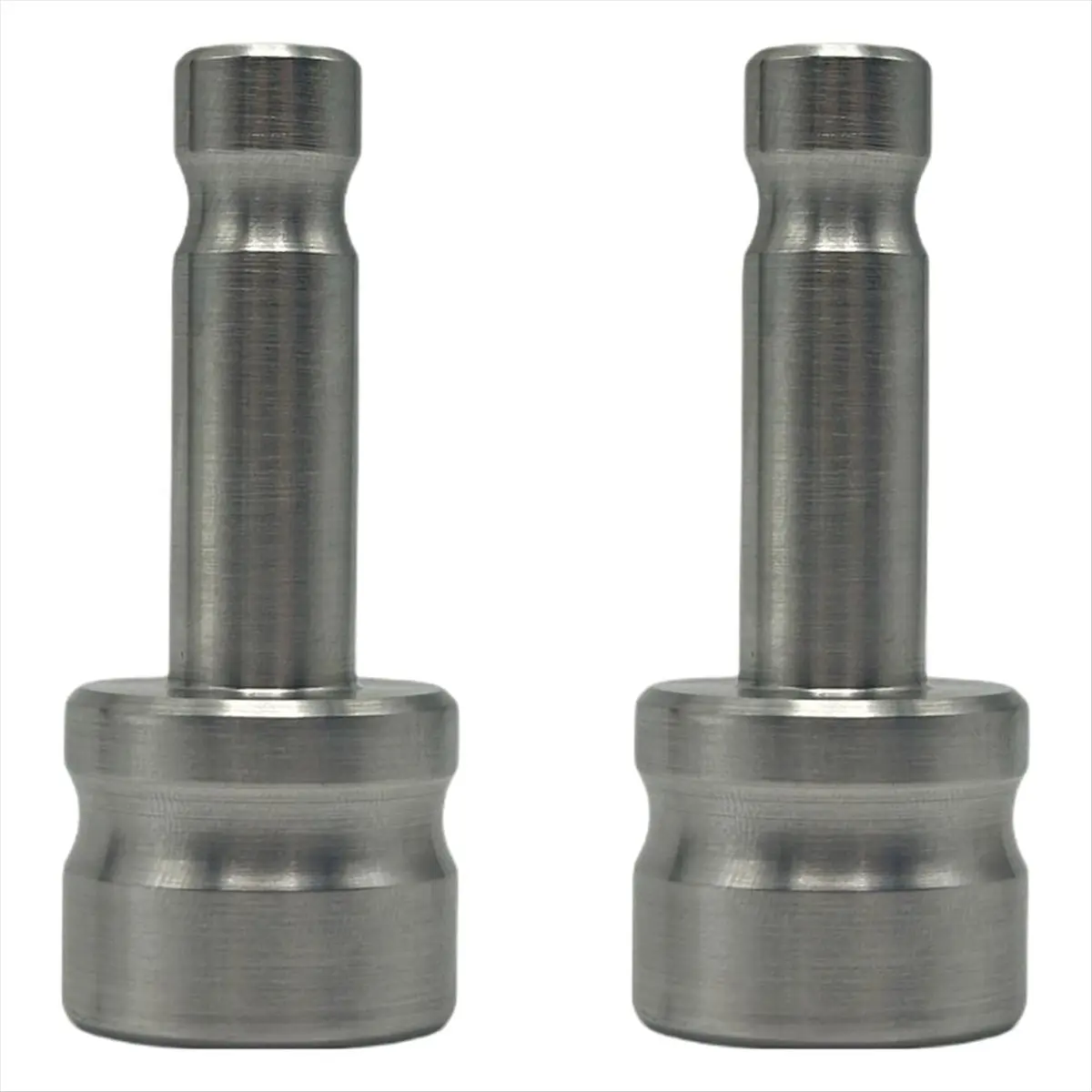 MALL 2 Pack Stainless Steel Style Snap on Connector to 5/8