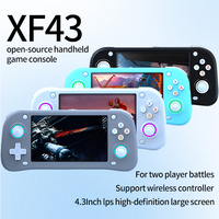 Coopreme XF43 Retro Handheld Game Console Open Source 4.3inch IPS Screen Gaming System Pocket Video Player