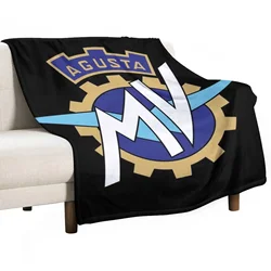 MV Agusta logo Throw Blanket sofa wednesday Blanket Fluffy Plaid on the sofa