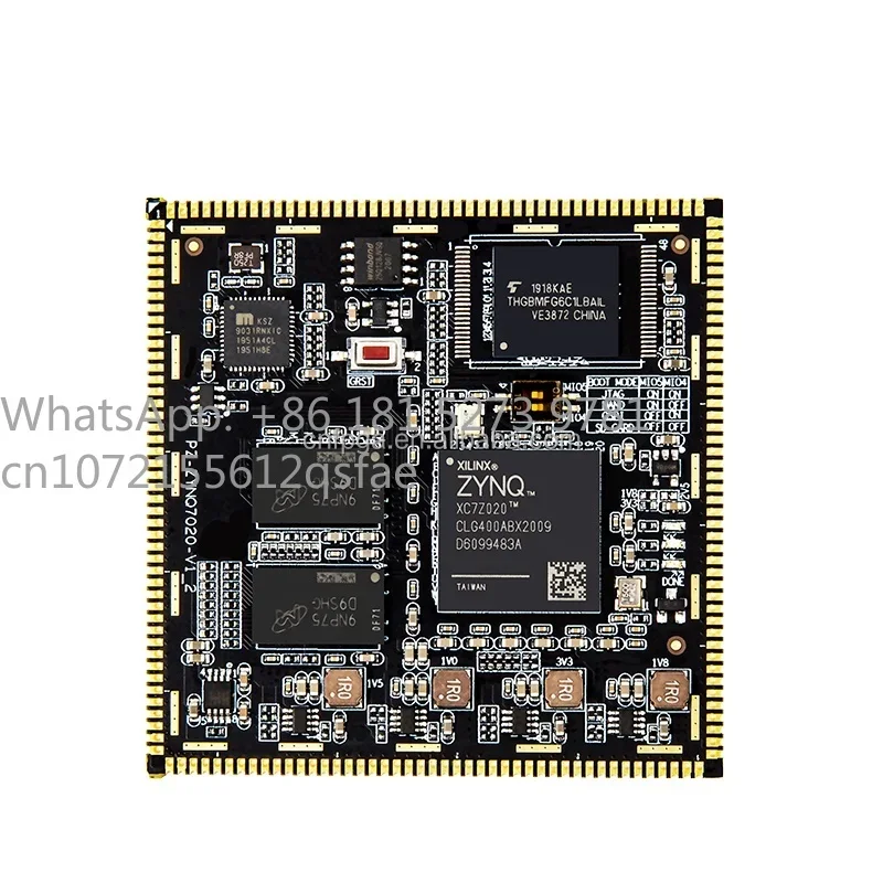 PZ7020-SOM Xilinx SoC ZYNQ 7000 XC7Z020 FPGA Core Board Industrial Grade System on Module Stamp Hole 7020