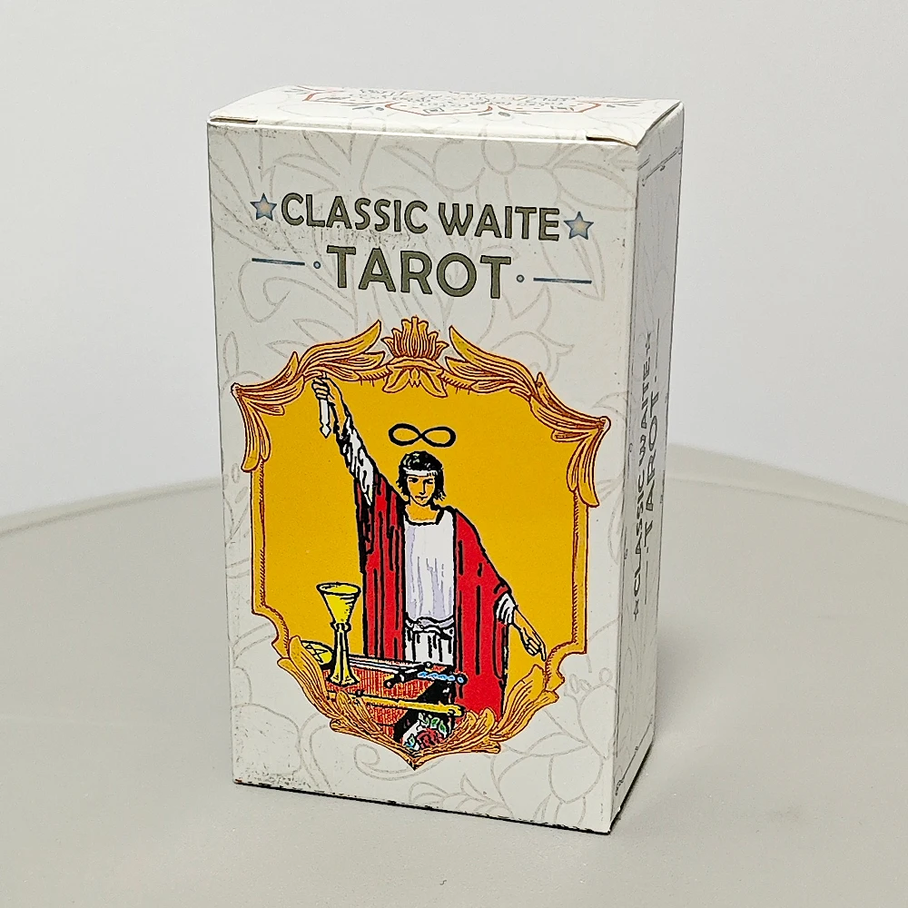 

Классическая колода Таро Уэйта 10*6 см 78 шт. Радужные голографические карты Таро для начинающих
