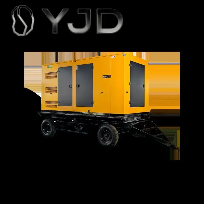 90KW/113KVA Mobile Trailer diesel Generator Silent Soundproof Electric Start dynamo Generator