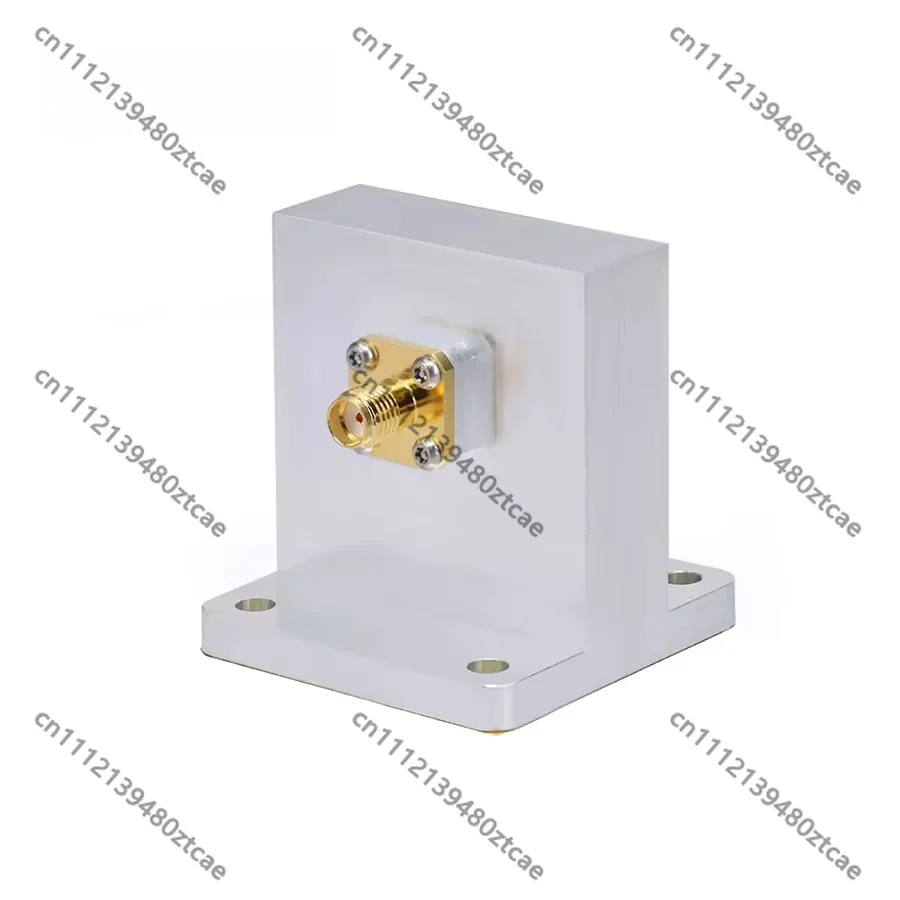

WR-90 Right Angle Waveguide To Coax Adapter 8.2-12.4GHz UBR100 Flange SMA Female RF Telecom Connection Connector