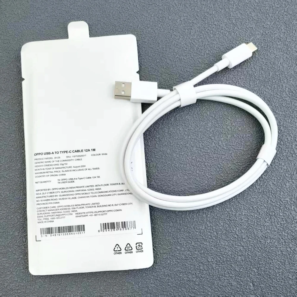 ل ممن لهم 12A كابل شحن سريع 80 واط 65 واط نوع C Supervooc ل ممن لهم البحث N5 X9 X5 X6 X3 A6 F31 رينو 14 13 12 10 برو A80 Usbc Vooc #3