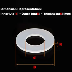 High Temperature Resistant Soft Silicone Flat Gasket