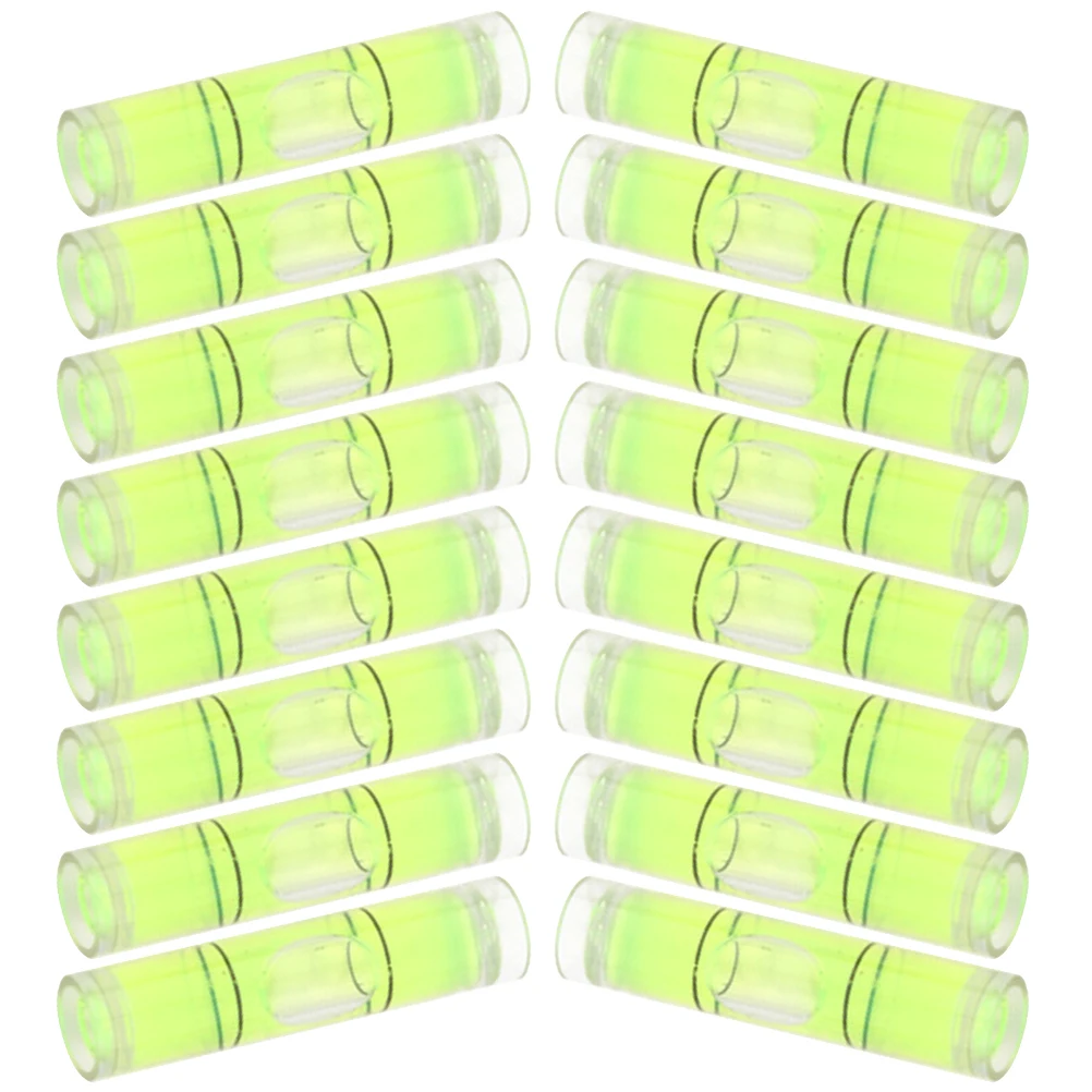 

100 Pcs Horizontal Ruler Level Tool Measuring Instruments Spirit Bubble Levelling Small Level String Line Plastic Case Durable