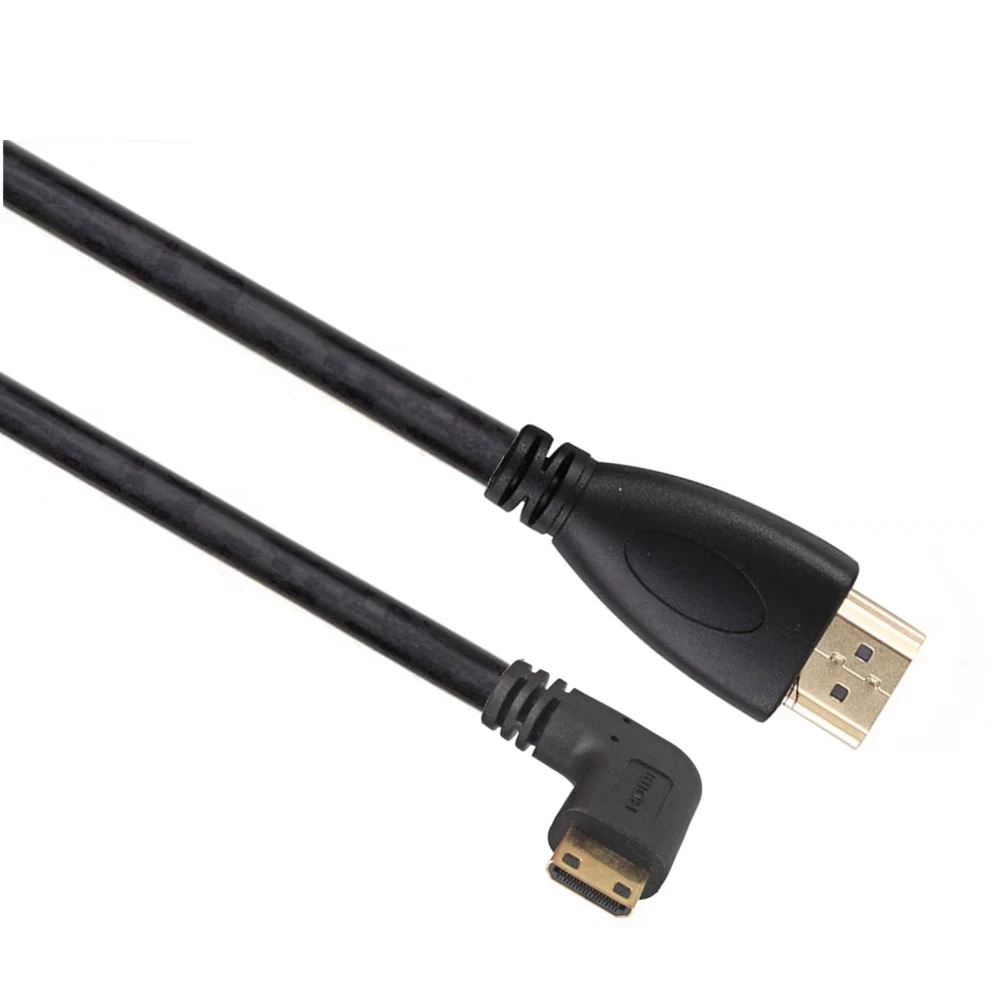 Kabel wideo mini HDMI do instrumentu równoległego, aparat cyfrowy, tablet mini kabel HDMI do DSLR HDMI