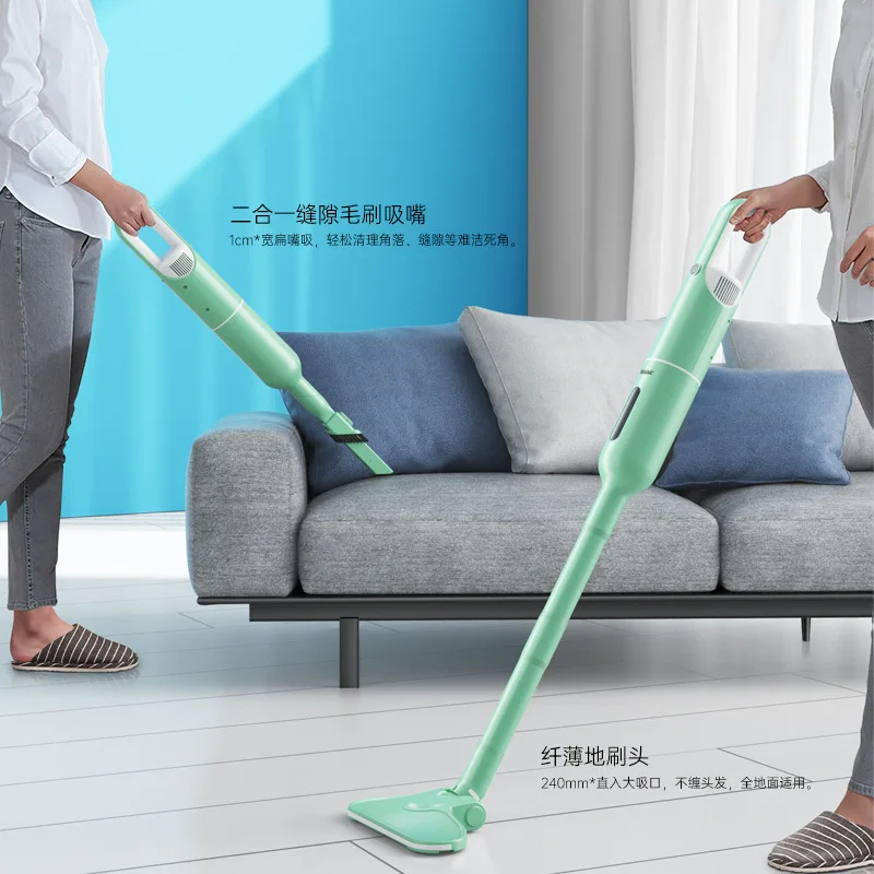 PHISINIC Flying Time Portable Wireless Vacuum Cleaner Household Multi-suction Head Two Gears Adjustment Large Suction Brushed Mo