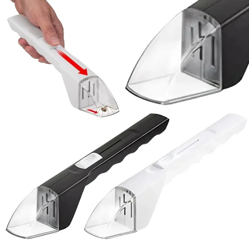 Handheld Waterproof Short Handle Plastic Spider Catcher Insect Catcher Bug Away Pest Control Tool for Garden Farm Use