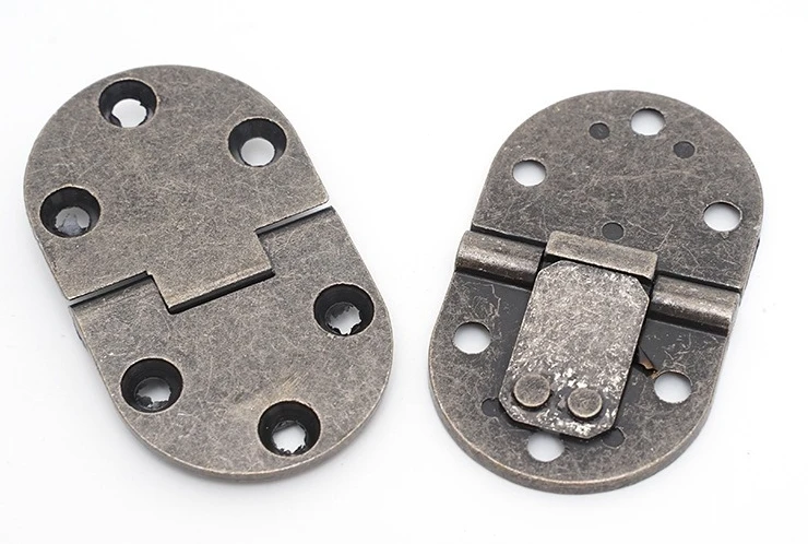 Brand New 4PCS Zinc Alloy Butler Tray Furniture Hinges Invisible Hidden Round Folded Table Flip Hinges Folding Table