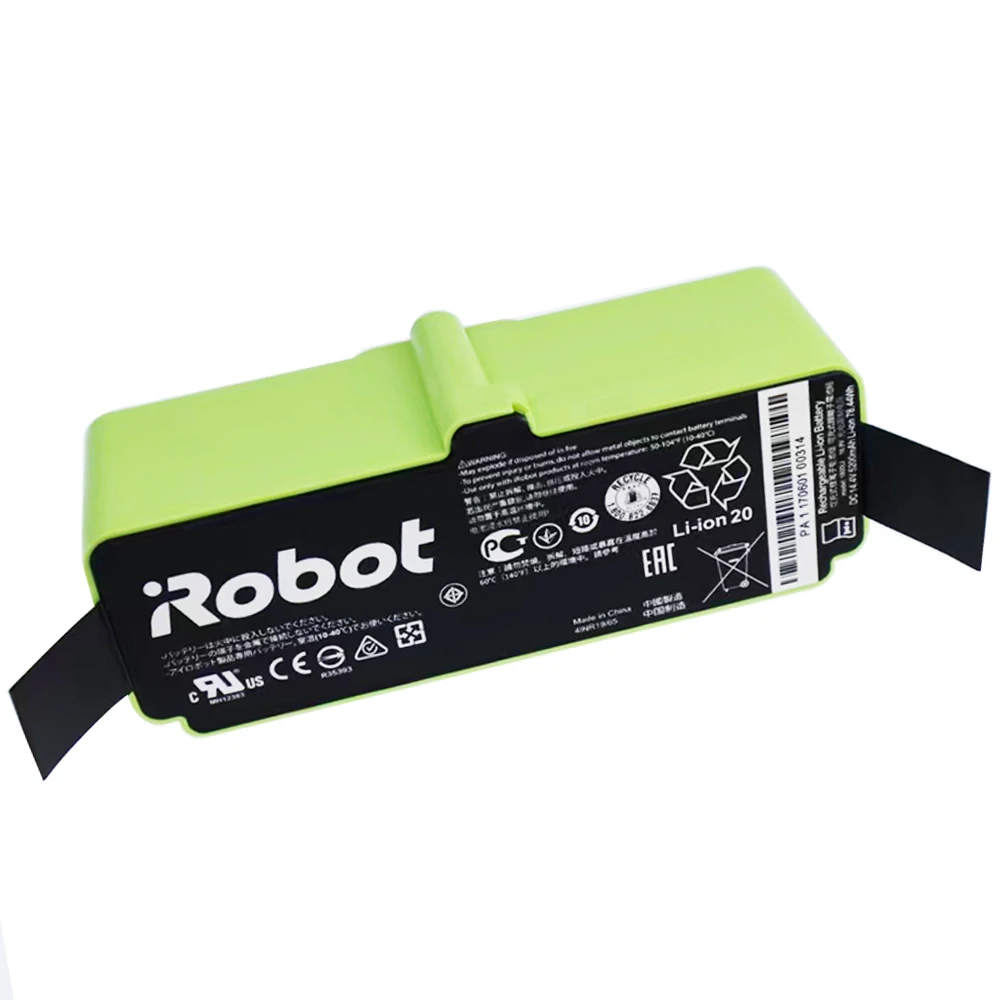 New Upgraded High-Capacity 6500mAh Battery for iRobot Roomba 960 895 890 860 695 680 690 675 640 Sweeping Robot,Long Duration