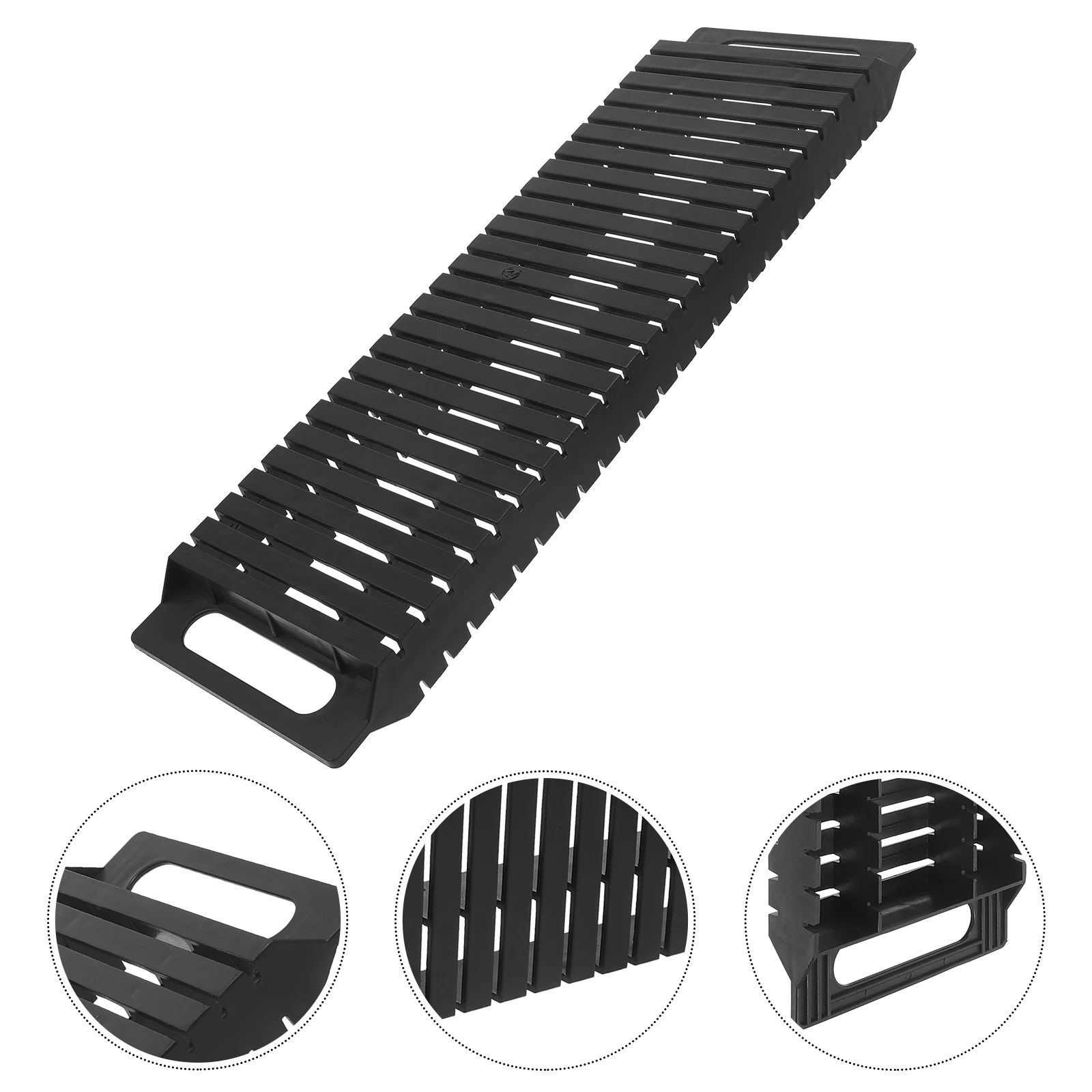 

3 Pcs Circuit Board Storage Stand Esd Circulation Shelf Anti-static Bracket Black Plastic PCB Tray