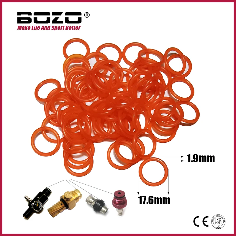 

High Strength Polyurethane Sealing Orings O-rings 90 Duro for G1/2-14 Slide Check Regulator Valve CO2 Air Tank