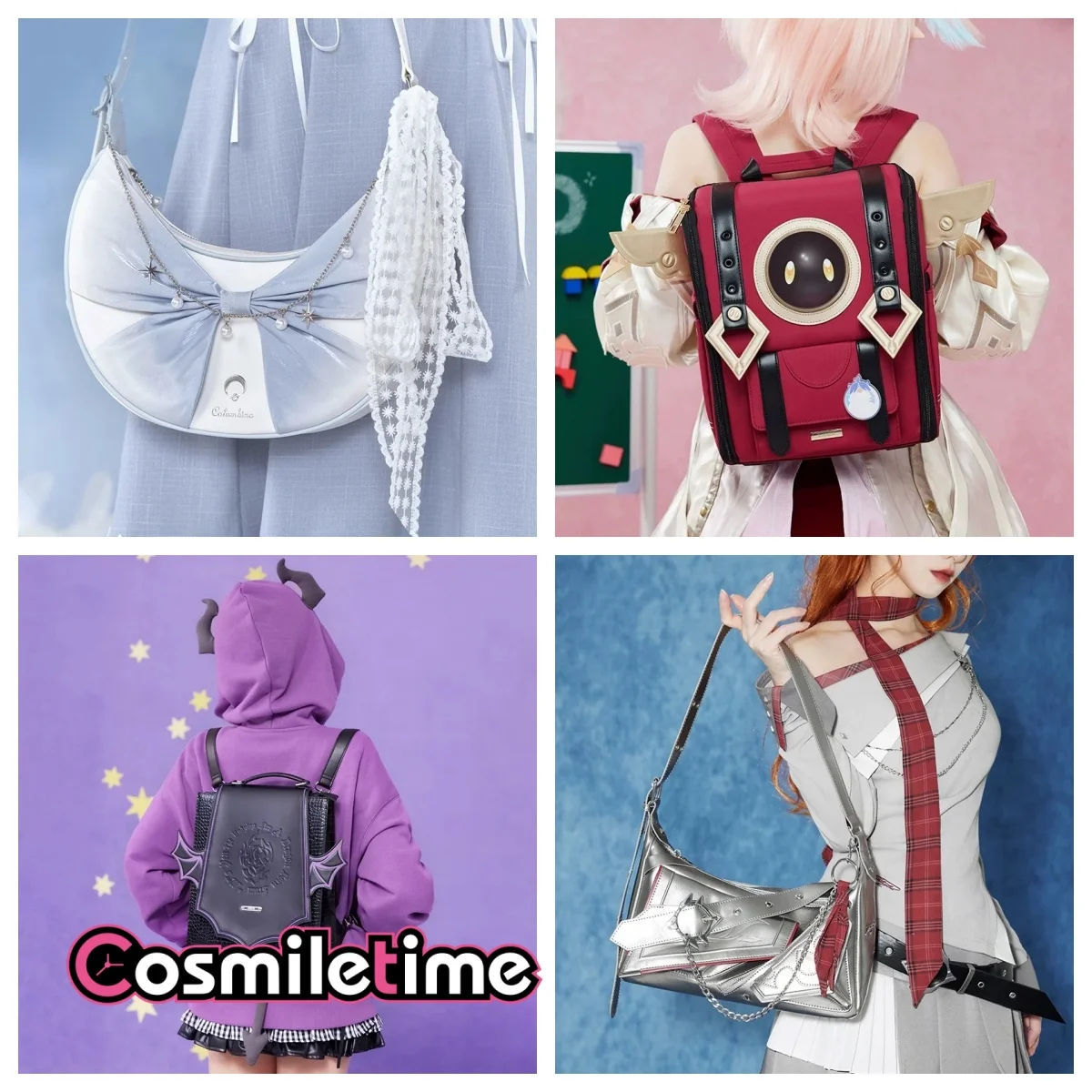 Impact Linnea Multi-style Cute Shoulder Bag Backpack Cosplay Durin Handbag Kawaii Crossbody Bag Fashion Daily Storage Bag YZ