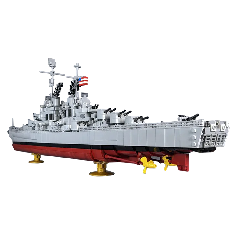 

MOC Atlanta-Class Cruiser Model Building Blocks World War II Combat Destroyer Assembly Bricks Toy Kids Gift Military Battleship