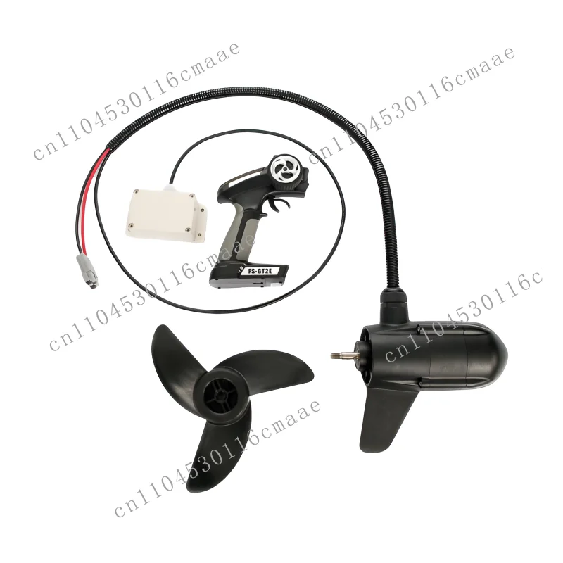 New HK 24V Electric Brushless Tow Motor - Bow Mount Kayak Fishing Outboard Engine 50-180 Pounds Thrust, Black