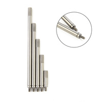5pcs/Set HSS Dial Digital Indicator Extension Stem Rod M2.5 Thread Connecting Rod Kit For Dial Gauge Altimeter Tool Parts