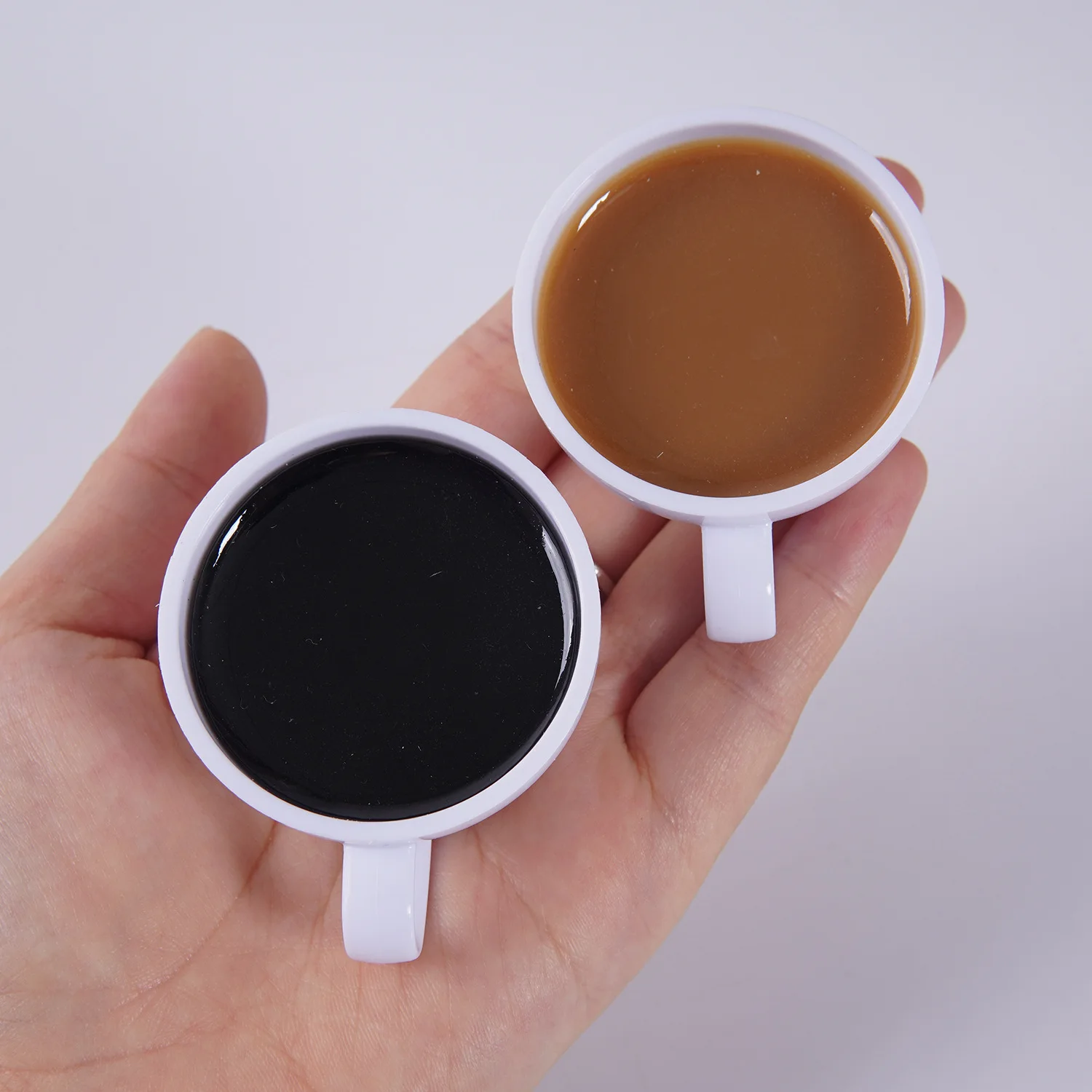 

Mini Fake Coffee Cup Creative Full Cup of Coffee Model Afternoon Tea Beverage Miniatures Simulation Shooting Props Decoration