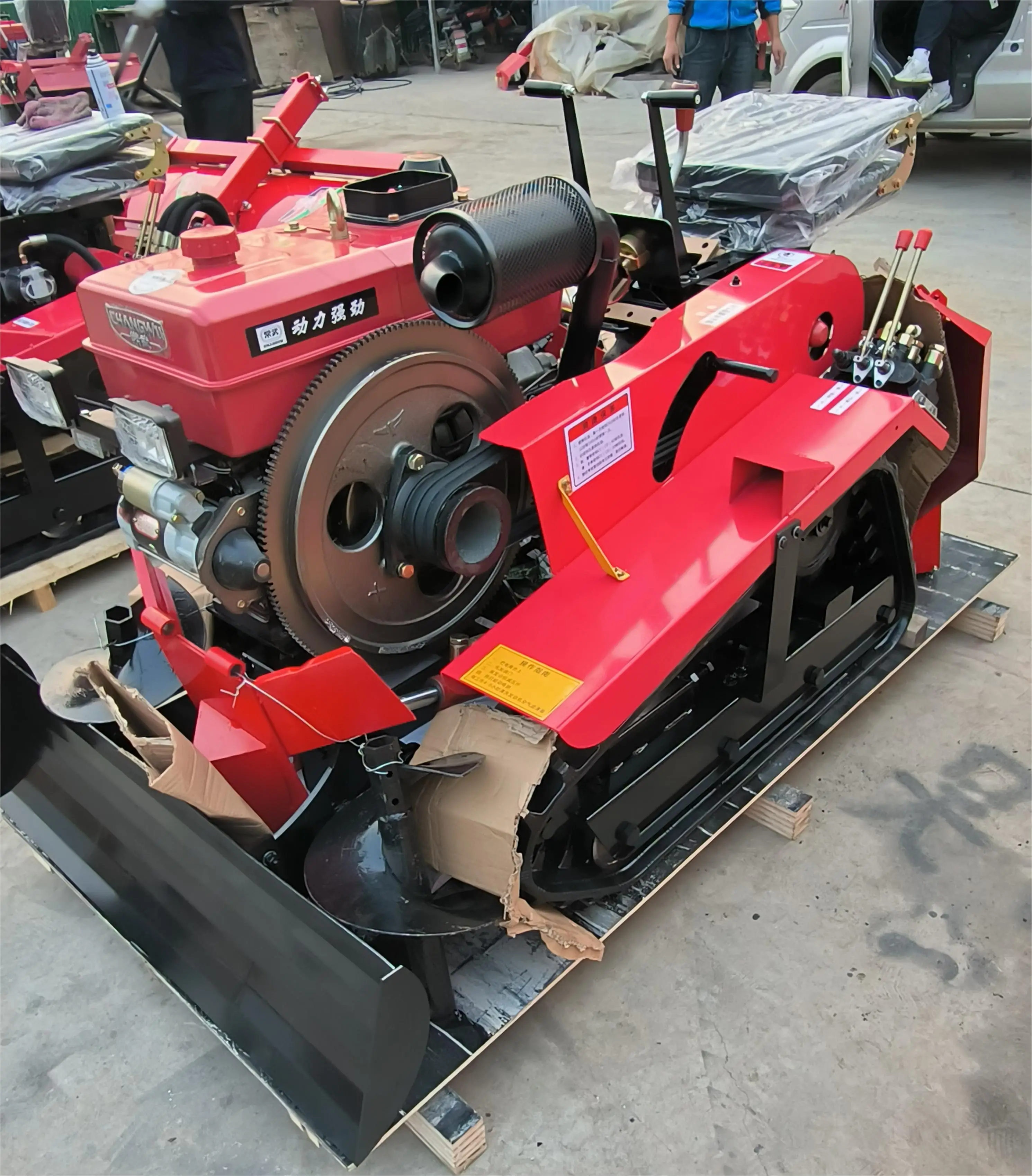 Multifunctional Crawler Mini-tiller Walking Tractor Supporting Field Return Machine Pastoral Management Machine Rotary Tiller