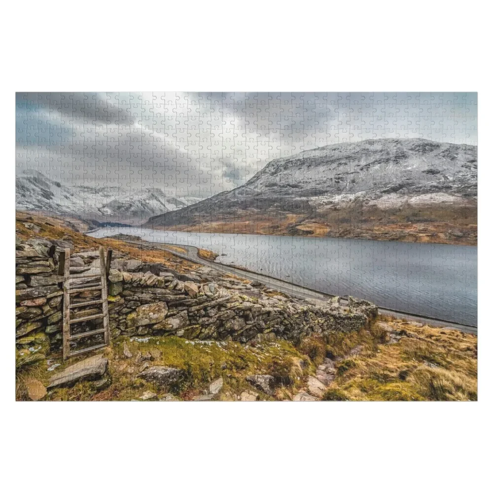 

Ogwen Valley Winter Snowdonia Jigsaw Puzzle With Personalized Photo Custom Child Puzzle