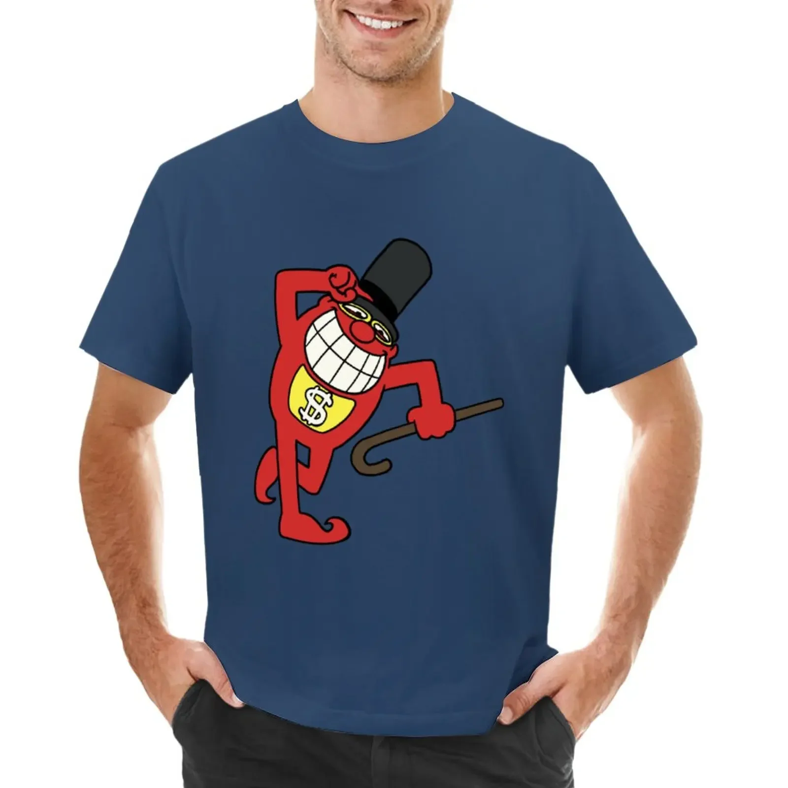 Whammy with hat and cane T-Shirt kawaii clothes oversized plus sizes anime men t shirt