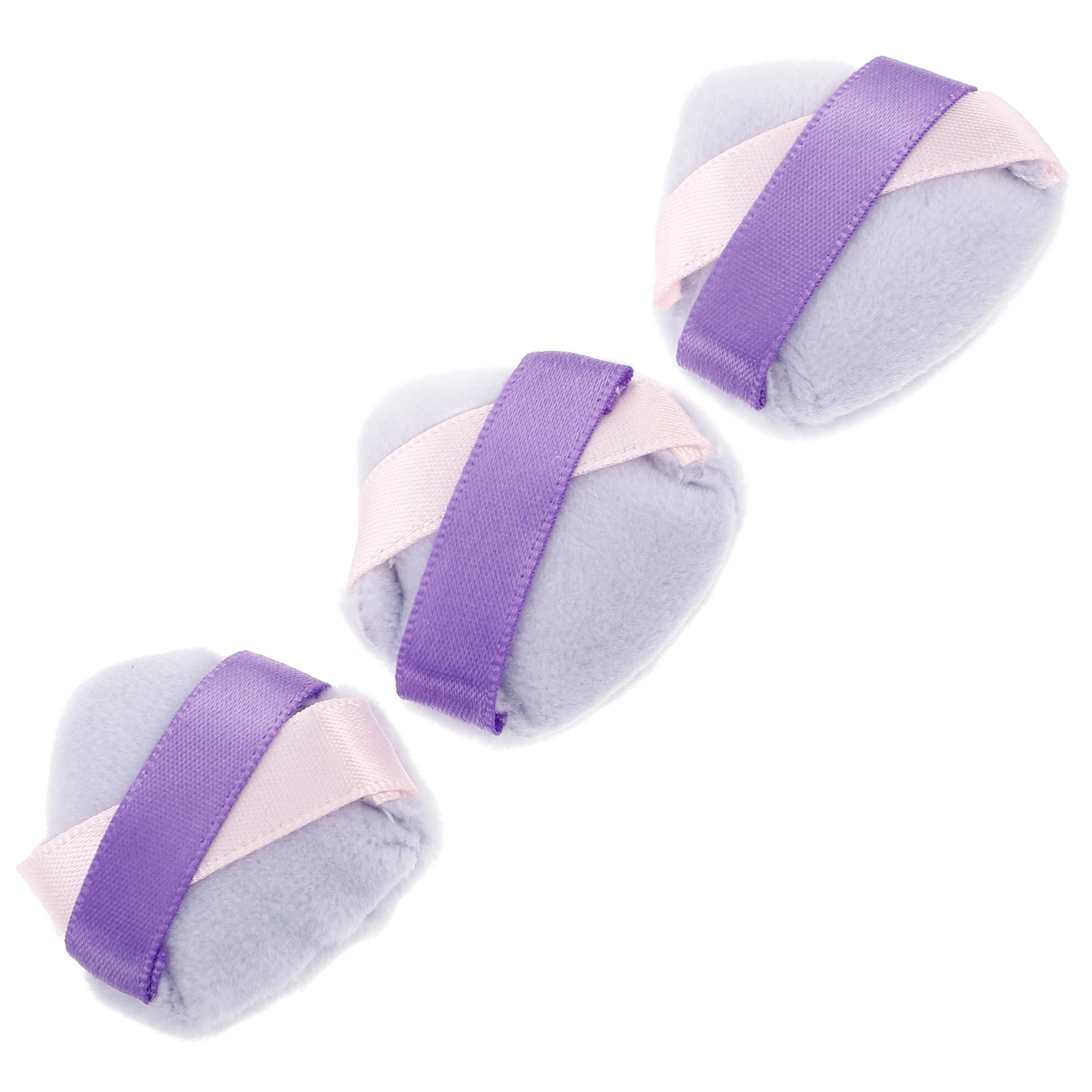 

3 Pcs Makeup Tools Soft Crystal Cotton Finger For Makeup for Face Powder Blending Loose Beauty Sponges Travel Size